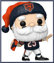 Bears Santa (Throwing) from Football - Holiday Pop! manufactured by Funko [Loose]