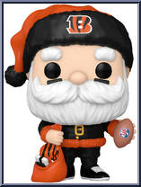 Bengals Santa from Football - Holiday Pop! manufactured by Funko [Loose]