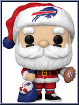 Bills Santa from Football - Holiday Pop! manufactured by Funko [Loose]