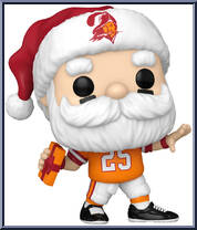 Buccaneers Santa (Throwing) from Football - Holiday Pop! manufactured by Funko [Loose]