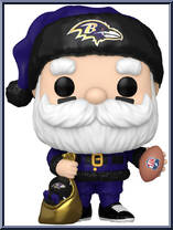 Ravens Santa Action Figure