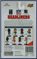 Barry Sanders from Football Headliners - 1996 Season manufactured by Corinthian [Back]