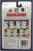 Bill Bates from Football Headliners - 1996 Season manufactured by Corinthian [Back]