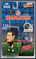 Jeff George from Football Headliners - 1996 Season manufactured by Corinthian [Front]