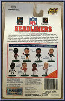 Junior Seau from Football Headliners - 1996 Season manufactured by Corinthian [Back]