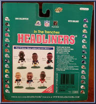 Shannon Sharpe from Football Headliners - In the Trenches manufactured by Corinthian [Back]