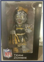 Pittsburgh Steelers (Cheerleader) from Forever Nightmares - Team Zombie manufactured by Forever Collectibles [Front]