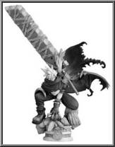 Cloud (B&W) from Formation Arts - Kingdom Of Hearts: Vol 2 manufactured by Square Enix [Loose]