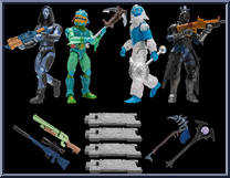 Squad Mode (Trog / Moisty Merman / Omen / Ravage) from Fortnite - Squad Modes manufactured by Jazwares [Loose]