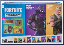 Turbo Builder Set (Raven / Jonesy) from Fortnite - Box Sets manufactured by Jazwares [Back]