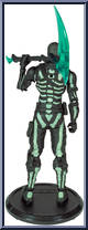 Green Glow Skull Trooper from Fortnite - Basic Series manufactured by McFarlane [Loose]