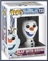 Olaf with Bruni from Frozen - Frozen II Pop! manufactured by Funko [Front]