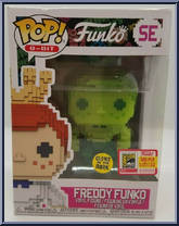 Freddy Funko (8-Bit / Green Glow) from Funko - Pop! Vinyl Figures manufactured by Funko [Front]