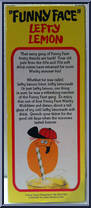 Lefty Lemon from Funny Face - Wacky Wobblers manufactured by Funko [Back]
