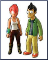 Fry (Universe-1) / Leela Action Figure