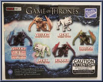 Ghost (Glow in the Dark) from Game of Thrones - Basic Series manufactured by Loyal Subjects [Back]