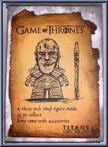 White Walker from Game of Thrones - Blind Boxed - Winter is Here manufactured by Titan Merchandise [Back]
