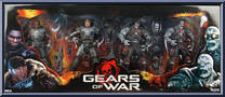 Box Set (Fenix / Cole / Locust Drone / Locust Sniper) from Gears of War - Series 1 manufactured by Neca [Front]