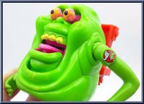 Slimer with Proton Pack from Ghostbusters - The Real - Super Fright Features manufactured by Kenner [Loose]