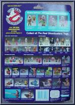 Winston Zeddmore (Meanie Wienie Ghost) from Ghostbusters - The Real - Super Fright Features manufactured by Kenner [Back]