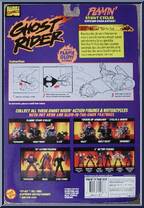 Ghost Rider's Ghost Fire Cycle from Ghost Rider - Flamin' Stunt Cycles manufactured by Toy Biz [Back]