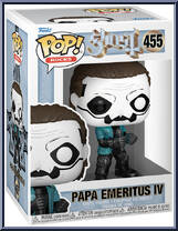 Papa Emeritus IV (Blue Jacket) (Glitter) from Ghost (Rock Band) - Pop! Vinyl Figures manufactured by Funko [Front]