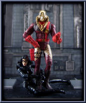 Destro (Red & Leopard) (Gold Head) Action Figure