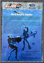Navy Dolphin Handler from G.I. Joe - A Real American Hero - 12" Scale manufactured by Hasbro [Back]