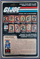 Cobra Officer from G.I. Joe - Classic Collection - Series  1 manufactured by Hasbro [Back]