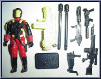 Crimson Guard Commander from G.I. Joe - Classic Collection - Series 12 - Battle Corps manufactured by Hasbro [Loose]