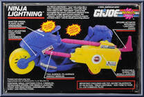 Ninja Lightning from G.I. Joe - Classic Collection - Series 12 - Ninja Force manufactured by Hasbro [Back]