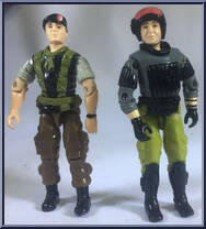 Sneak Peek / Lt. Falcon from G.I. Joe - Classic Collection - Night Force manufactured by Hasbro [Loose]