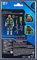 Cobra Officer from G.I. Joe - Classified - Python Patrol manufactured by Hasbro [Back]
