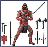 Red Ninja from G.I. Joe - Classified - Basic Series manufactured by Hasbro [Loose]