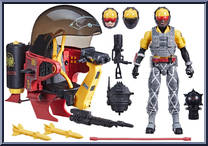Tele-Viper and Cobra Flight Pod (Trubble Bubble) from G.I. Joe - Classified - Python Patrol manufactured by Hasbro [Loose]