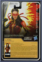 Kim Arashikage from G.I. Joe - Collector's Club - 2013 Series manufactured by Hasbro [Back]