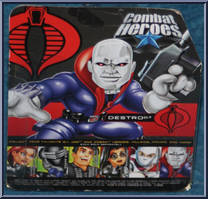 Destro from G.I. Joe - Combat Heroes - Basic Series manufactured by Hasbro [Back]