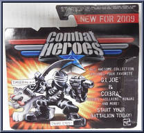 Snake Eyes and Timber from G.I. Joe - Combat Heroes - Exclusives manufactured by Hasbro [Back]
