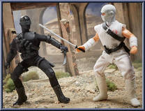 Snake Eyes / Storm Shadow from G.I. Joe - 2-Packs manufactured by Mego 2018 [Loose]