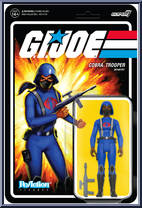 Cobra Trooper (Female) from G.I. Joe - ReAction Figures manufactured by Super7 [Front]
