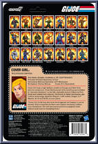 Cover Girl from G.I. Joe - ReAction Figures manufactured by Super7 [Back]