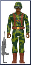 G.I. Joe Trooper (Camo Green Uniform) from G.I. Joe - ReAction Figures manufactured by Super7 [Loose]