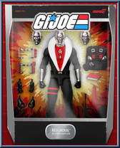 Red Jackal (Destro) from G.I. Joe - Ultimates manufactured by Super7 [Front]