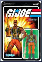 Roadblock from G.I. Joe - ReAction Figures manufactured by Super7 [Front]