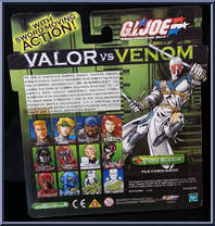 Snake Eyes / Storm Shadow from G.I. Joe - Valor vs Venom - 2-Packs manufactured by Hasbro [Back]