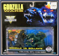 Godzilla vs. Bioliante from Godzilla - Godzilla Wars - Collectible Figures manufactured by Trendmasters [Front]