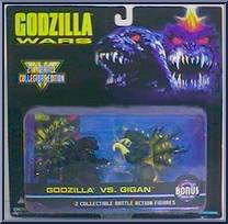 Godzilla vs. Gigan from Godzilla - Godzilla Wars - Collectible Figures manufactured by Trendmasters [Front]