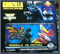 Godzilla vs. Mothra from Godzilla - Godzilla Wars - Collectible Figures manufactured by Trendmasters [Front]