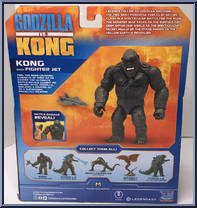Kong (with Fighter Jet) from Godzilla vs Kong - Basic Series manufactured by Playmates [Back]