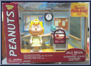 Sally Brown in her Elementary School Classroom Action Figure